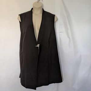 Lane Bryant Long Sleeveless-Jacket/Vest